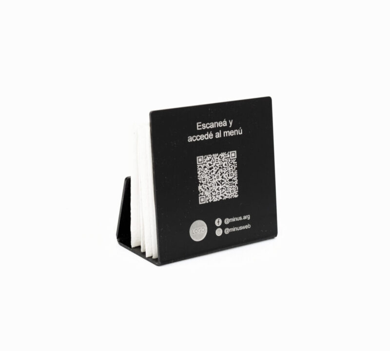 Menú QR + servilletero - Imagen 2