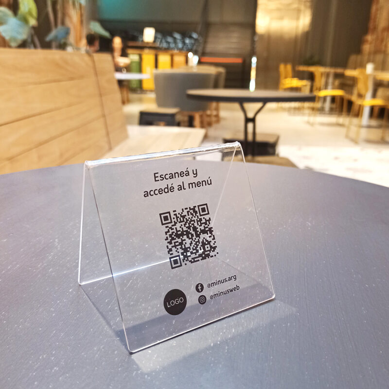 Menú QR tent cristal - Imagen 3
